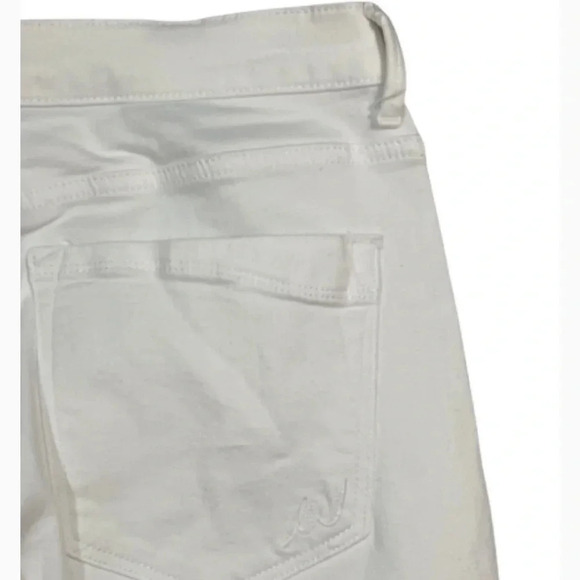 Express White Jeans Legging Ankle skinny style Mia Midi rise stretch size 10 - Picture 4 of 7